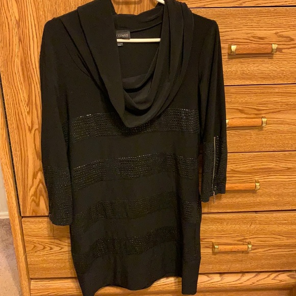 Frank Lyman drape neck dress - Picture 1 of 3